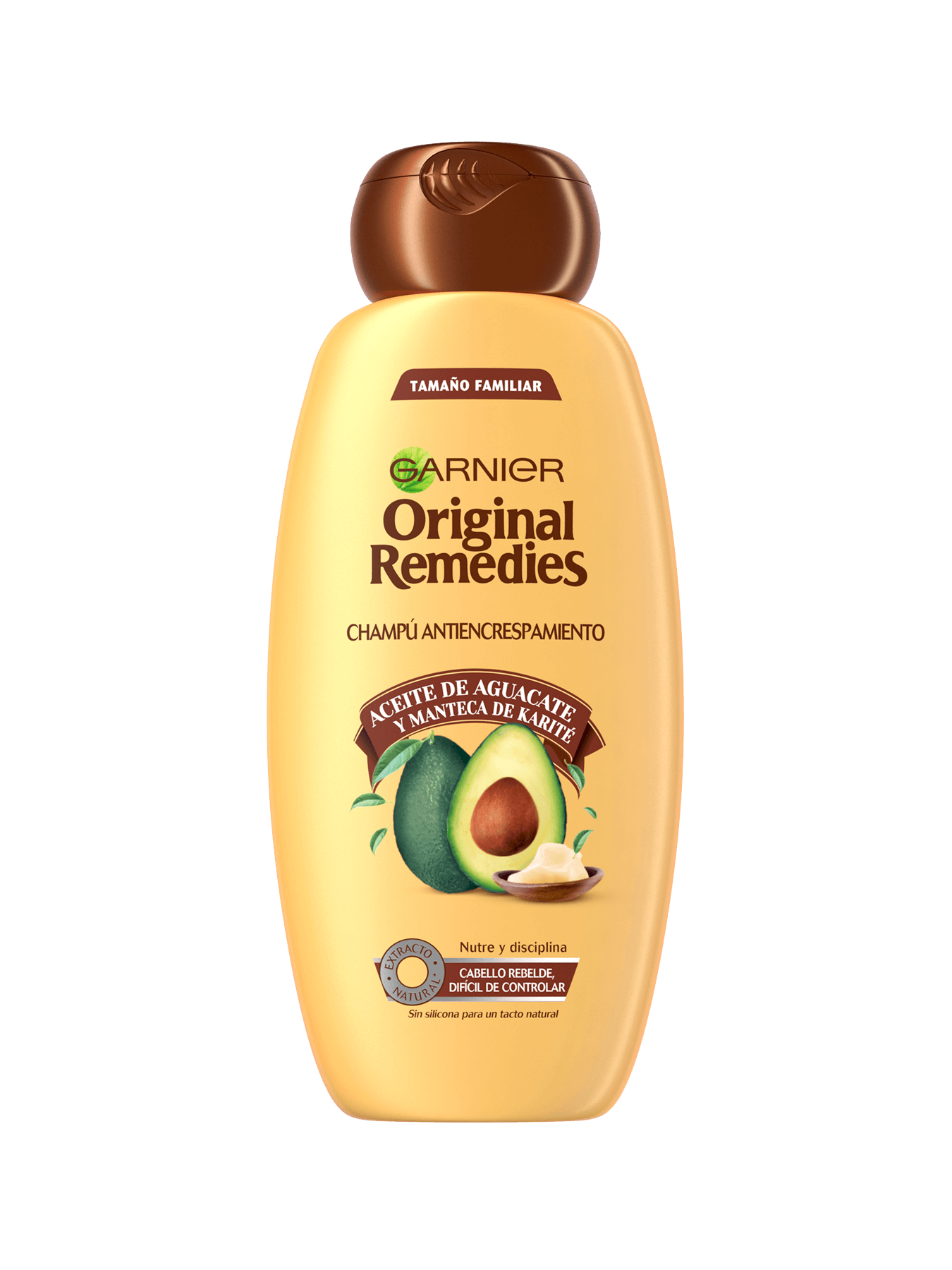 Champú Aguacate y Karité para pelo rebelde y encrespado